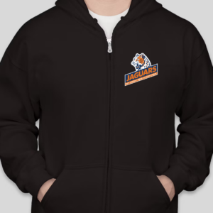 KNDLA Black Zip-up Hoodie